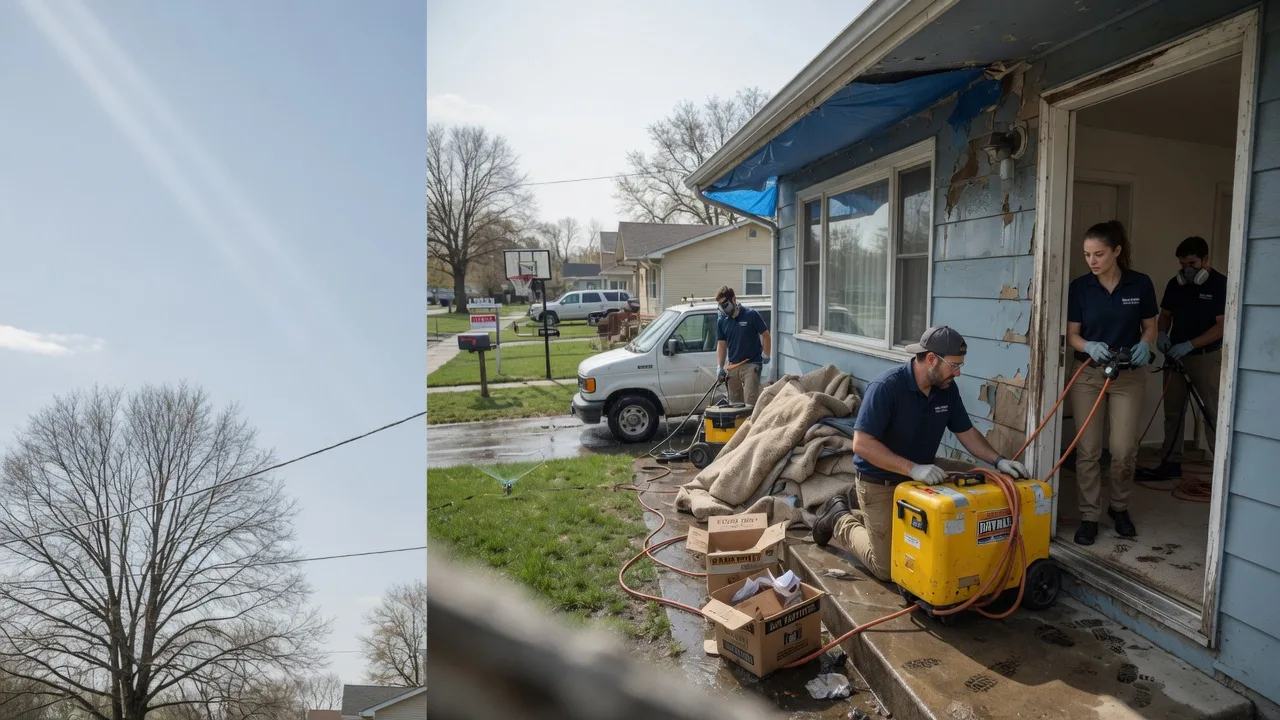 Basement Flood Cleanup in Throckmorton, TX near me